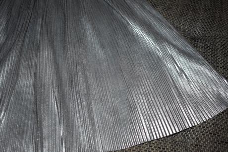 Výrazná stříbrná sukně george, 146/152/158/164, george,152