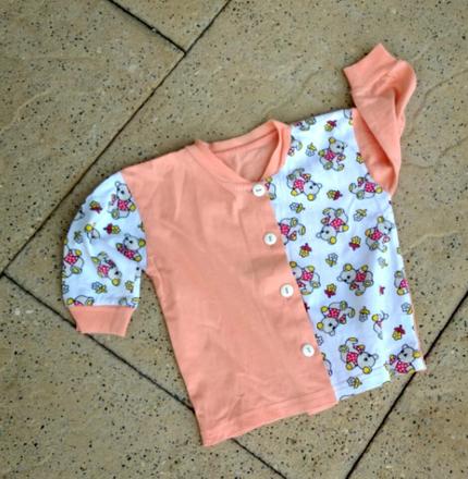 Pyžamkový kabátek / vrchní díl / triko na spaní, 74