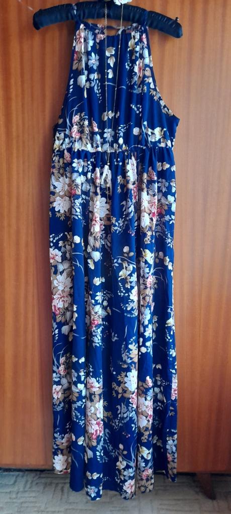 Shein květinové dlouhé šaty, l