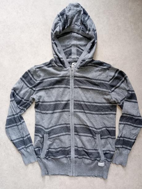 Rozepínací svetr s kapucí, vel. 146/152, cubus,146