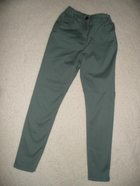 Kalhoty khaki jako džíny vel 8/9 let 128/134, george,128