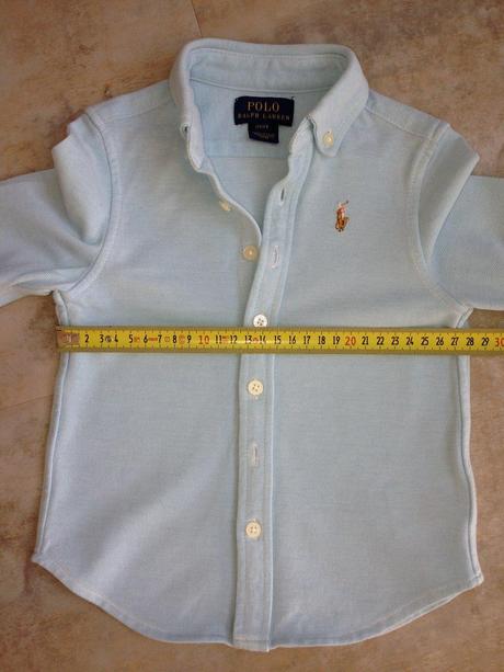 Košile unisex polo ralph lauren 2 roky bledě modrá, ralph lauren,92