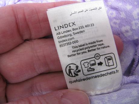 Letní fialová halenka crop top lindex, lindex,140