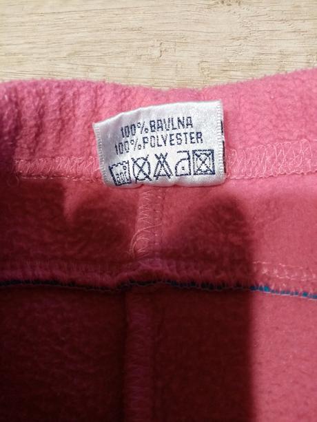 Fleecové tepláky vel. 110, 110