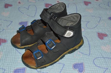 28 29 zdravotní kotníkové celokožené sandálky, essi,29