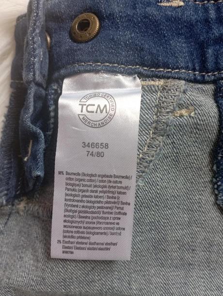 Riflová sukýnka zn. tchibo, tchibo,74