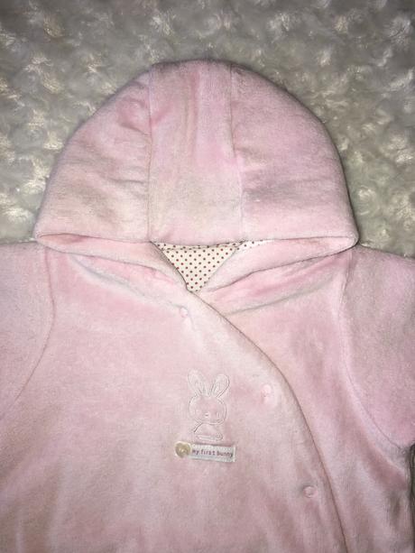 Růžový sametový overal/kombinéza mothercare, mothercare,50