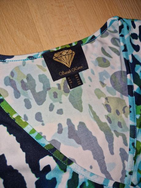 Šaty tyrkysové strakaté sarah kern, 40