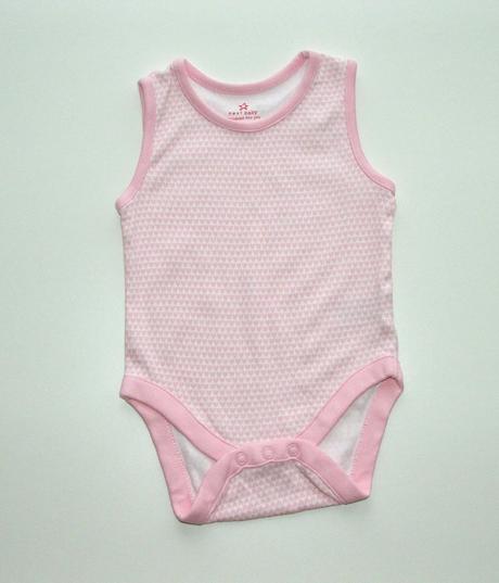 C218 růžové body tílko vel. 68, next,68