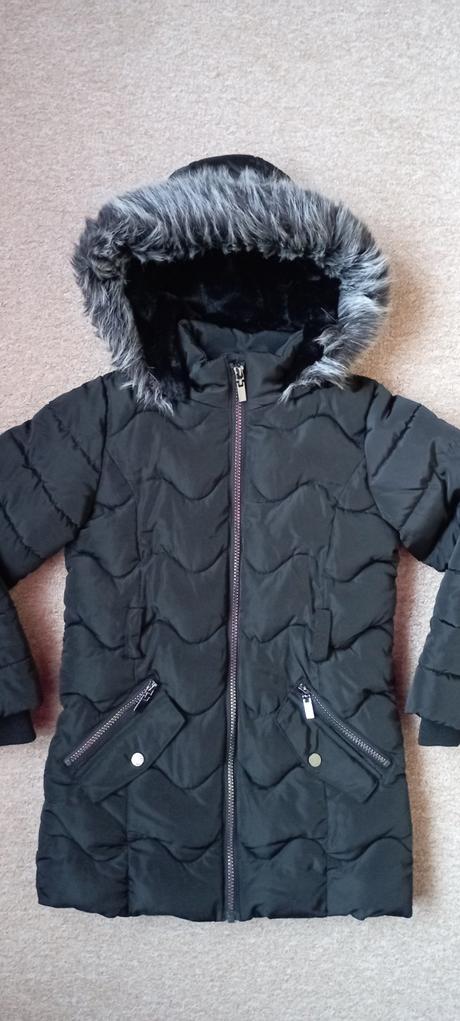 Dlouhá bunda/kabát zn."f&f" vel."128", f&f,128