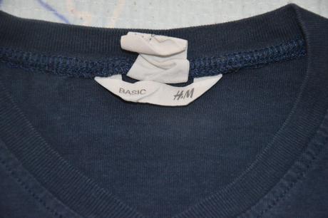 110 116 bavlněné triko dlouhý rukáv, nátělník, h&m,116