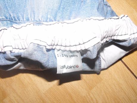 Džínsová volánová suknička ladybird, ladybird,86