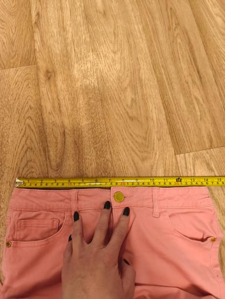 Světle růžové džíny slimky, lindex,170
