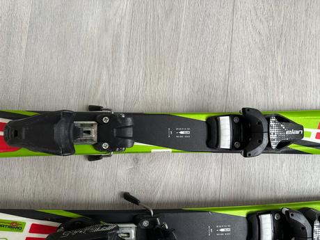 Set dětské lyže elan 110 + vak + hůlky, elan,110-119 cm