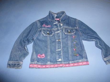 Krásná bunda/džíska barbie, vel. 3-4 roky, barbie,98