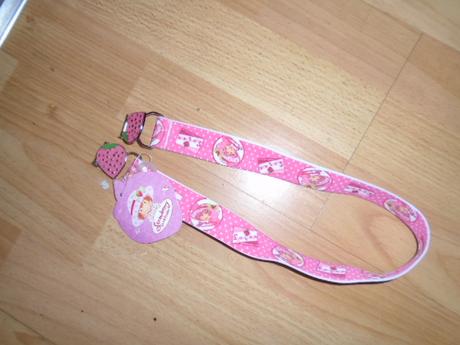 Pásek jahůdka strawberry délka 57 cm, 