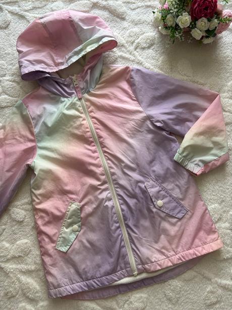 Bunda jaro/podzim duhová - v.7/8 let, f&f,128