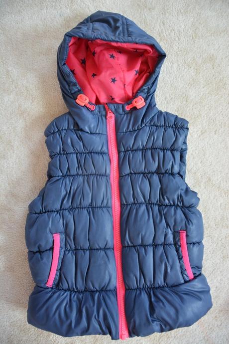 2x buřtíkatá vesta - už jen ty modré, next,104