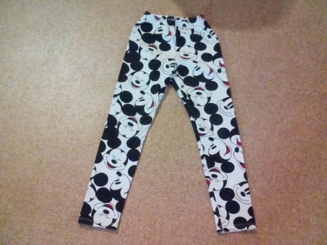 Tepláky-legíny mickey, 128