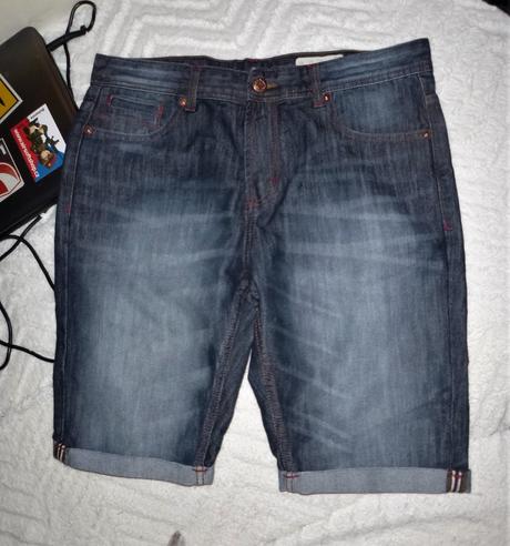 Džíny nad kolena - vel.l-max.xl, denim co,l