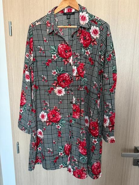 Šaty letní košilové s dlouhým rukávem, amisu,42