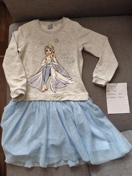 Šaty frozen lidl,vel.122/128, 128