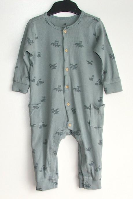 W46 overal z organické bavlny vel. 74, h&m,74