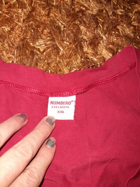 Tílko, tričko červené numbero xxl, m