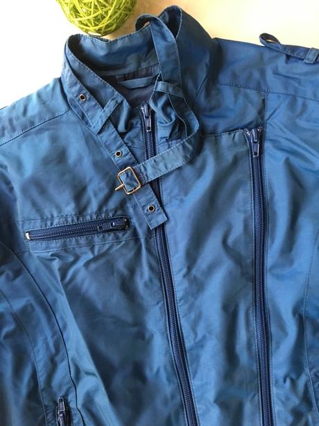 Nová lehká bunda, větrovka se zipy, vel m/l, insc, l / m