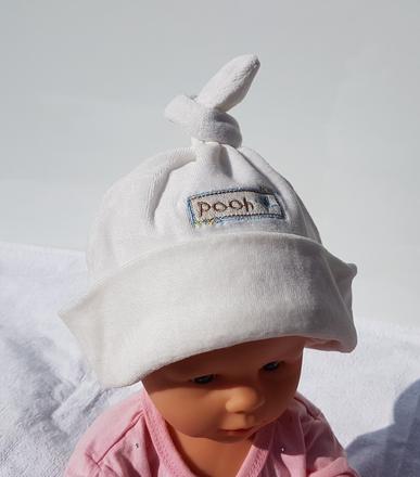 A68 dívčí/chlapecká sametová čepice pooh vel.56-62, disney,56