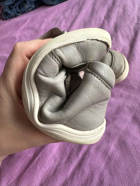 Baby bare febo fall grey pink s membránou, baby bare shoes,30