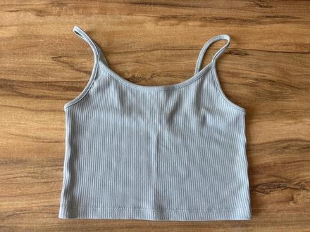 Světle modrý top, new yorker,s