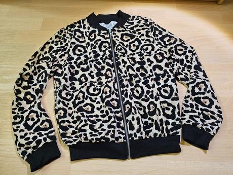Mikina leopardní vzor, slabší, m