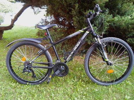 Černé dětské kolo 9-12 let, 24" palců, 24