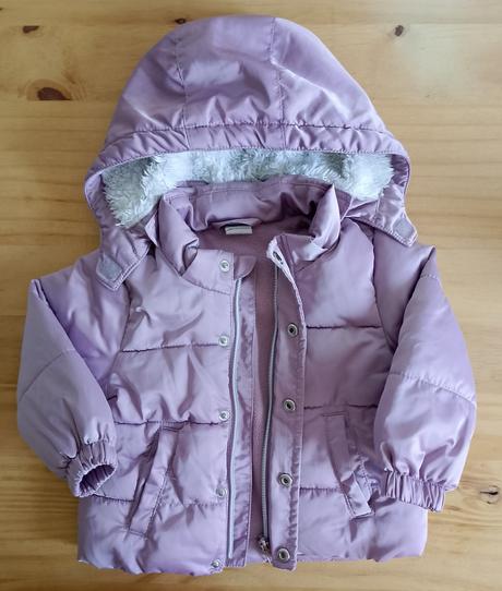 Krásná zimní bunda h&m s kožíškem vel. 74, h&m,74