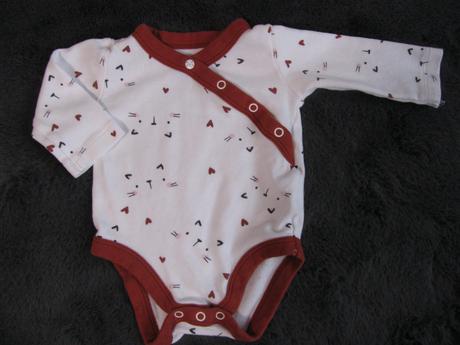 Bavlněné kojenecké body v.6 měs., 68