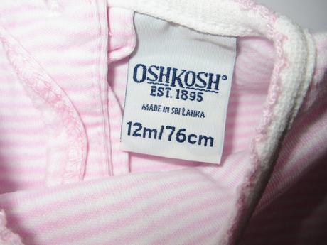 Bavlněné šatičky zn. oshkosh, oshkosh,80
