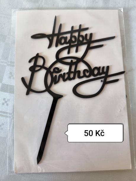 Figurky a zápichy na dort, 