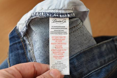 Džíny vel. 7 - 8 let, denim co,128