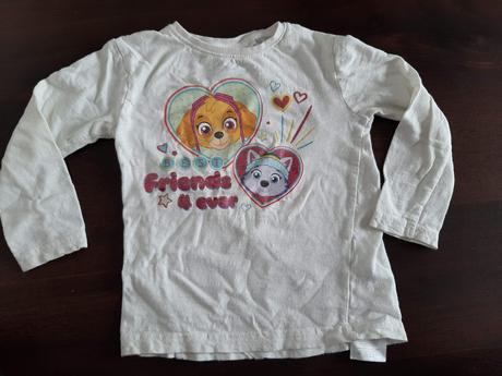 Smetanové tričko tlapková patrola 98, nickelodeon,98