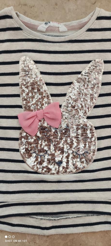 Mikina s flitry, h&m,122