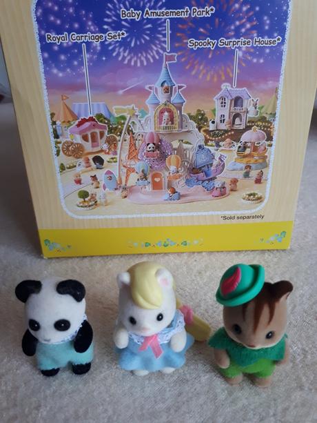 Sylvanian families carousel - kolotoč - 3 figurky, 