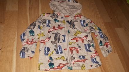 Mikina s lišky, nutmeg,92