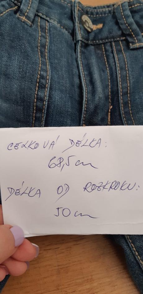 Zateplené kalhoty/džíny vel. 116, dopodopo,116