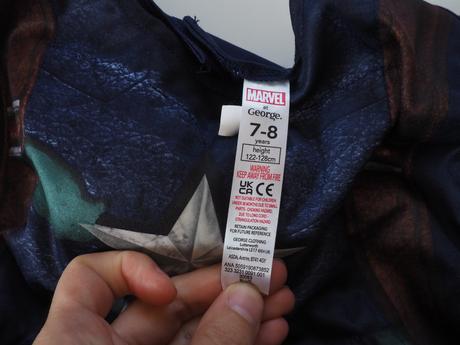 Kostým kapitán amerika vel 128, 