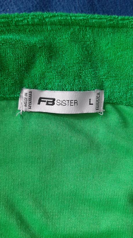 Semišová zelená souprava vel. l, l