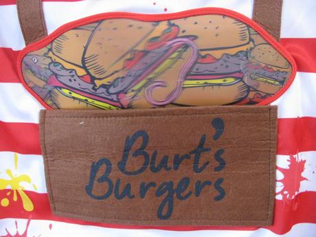 Kostým david walliams burt's burger-4 dílný, 