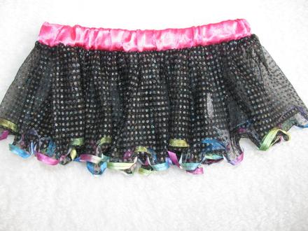 Třpytivá tylová sukýnka, tesco,98