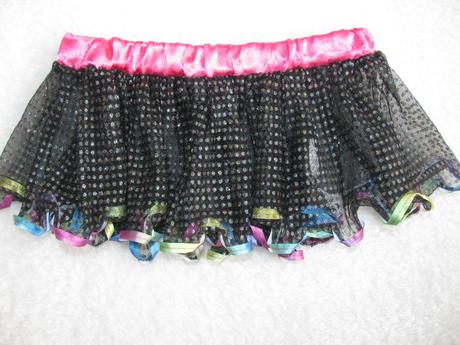 Třpytivá tylová sukýnka, tesco,98