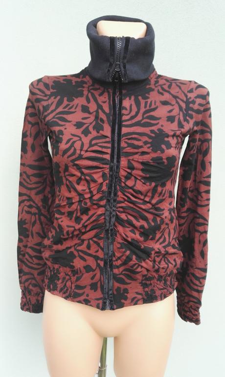 Květovaná tenká mikina namasté - vel.s, s